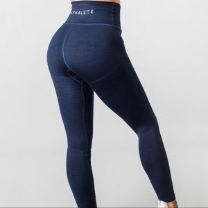 Alphalete Revival R6 Leggings - Navy M